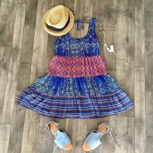 𝅺speechless Chiffon Ruffle Tiered Babydoll Dress
